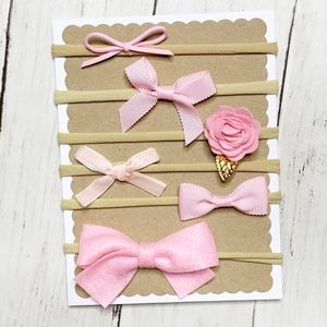 Handmade Headband Set- Dainty & Delicate Pinks